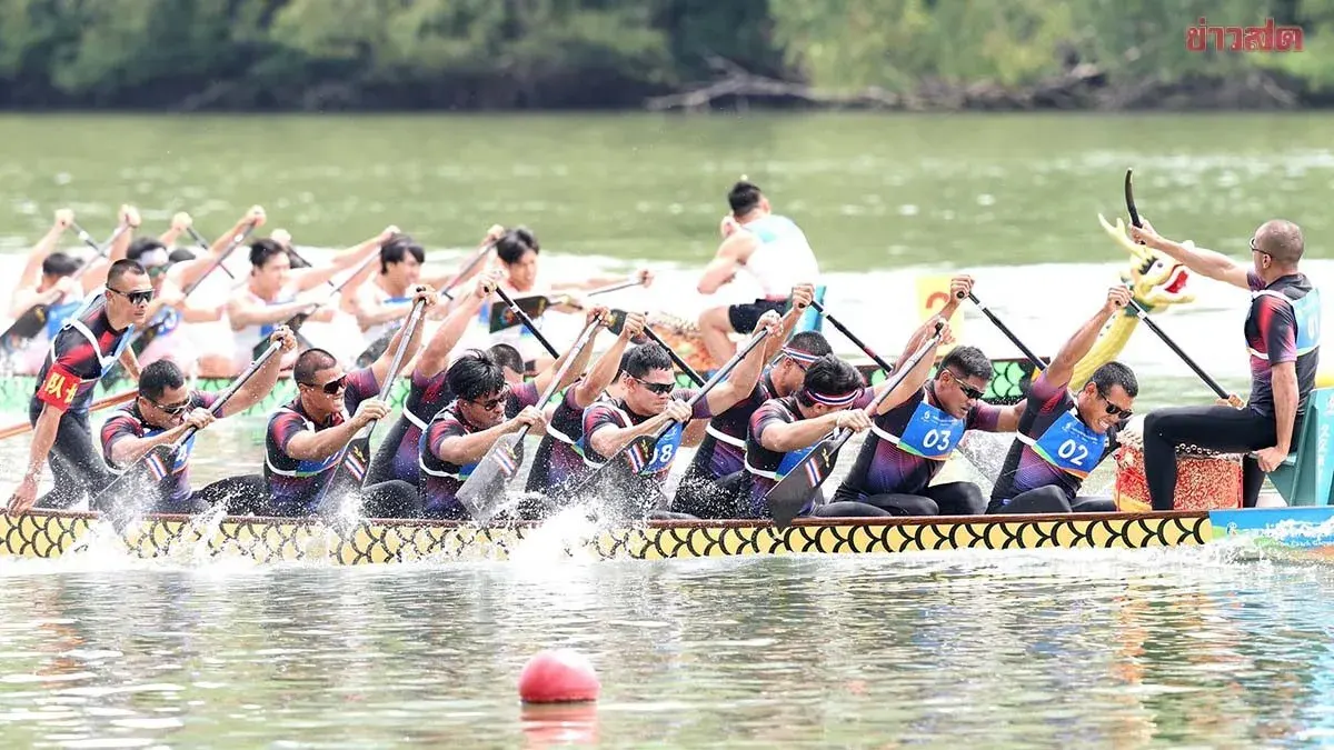 Thai Dragon Boats Secure 2 More Silver Medals to Close Out Asian Beach Games Campaign