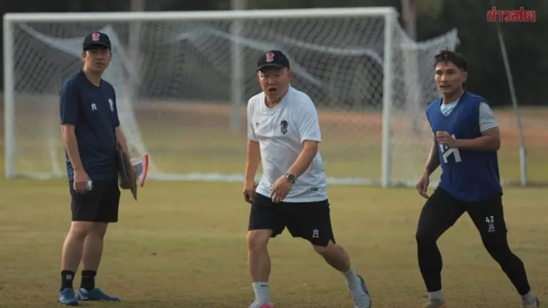 New Korean Coach Brings Fiery Training Style to Phleng Kanchanaburi