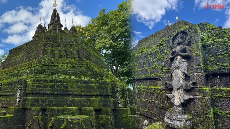 Chiang Rai's Jade Stupa Glows Green Once a Year