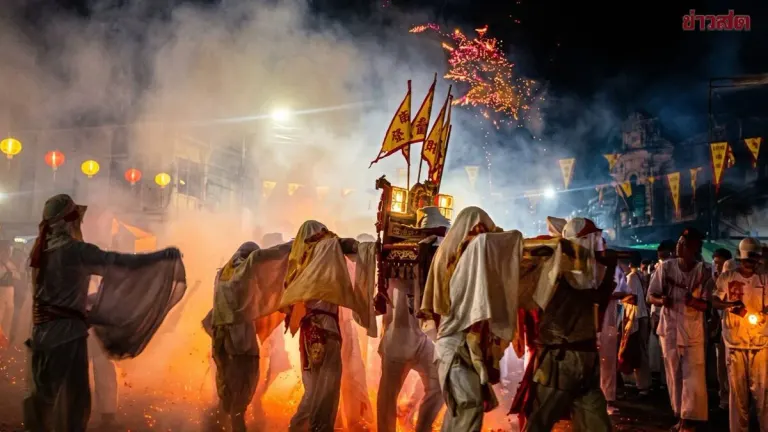 Phuket Sees Firecrackers Send Nine Emperor Gods to Heaven