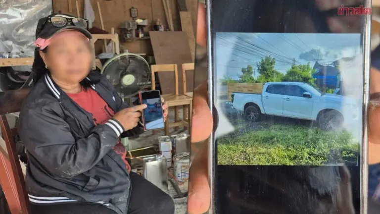 Case Stalled: Woman Seeks to Reclaim Pickup Truck from Buriram Moneylender Who Claims It Was Dismantled, Offers Illegal Plate-Swapped Vehicle