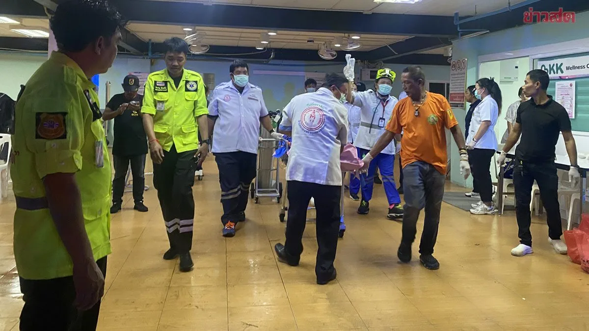 Fire Attack Injures Five in Bangkok Soi