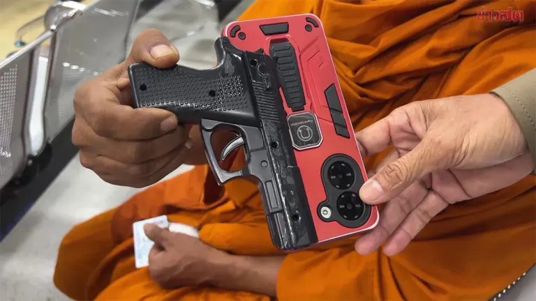 Monk's Fake Gun Phone Case Sparks Hospital Scare