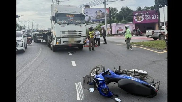 Woman Killed In Truck Collision At Phuket Roundabout