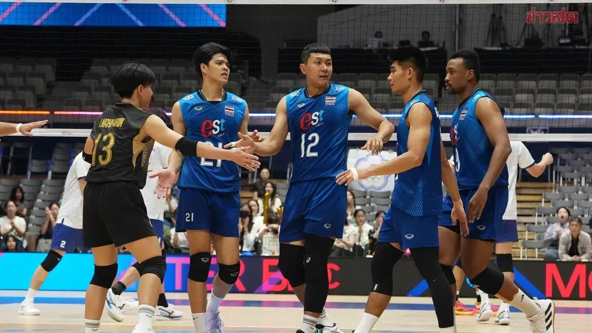 Thailand Men's Volleyball Surges to 47th in World Rankings