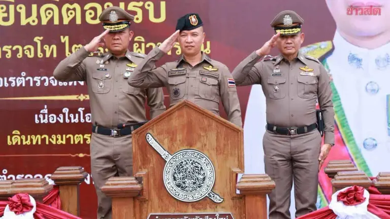 Top Police Commander Delivers Policy to 38 Chiang Mai Stations
