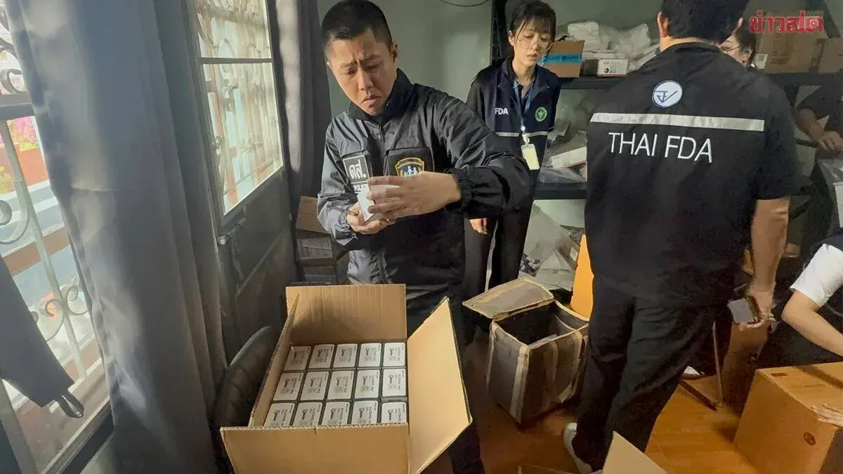 Police Bust Illegal Peptide Injection Operation in Nonthaburi