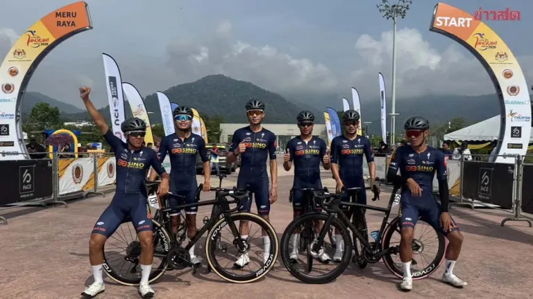 Thai Cyclist Peerawap Finishes 8th in Le Tour de Langkawi