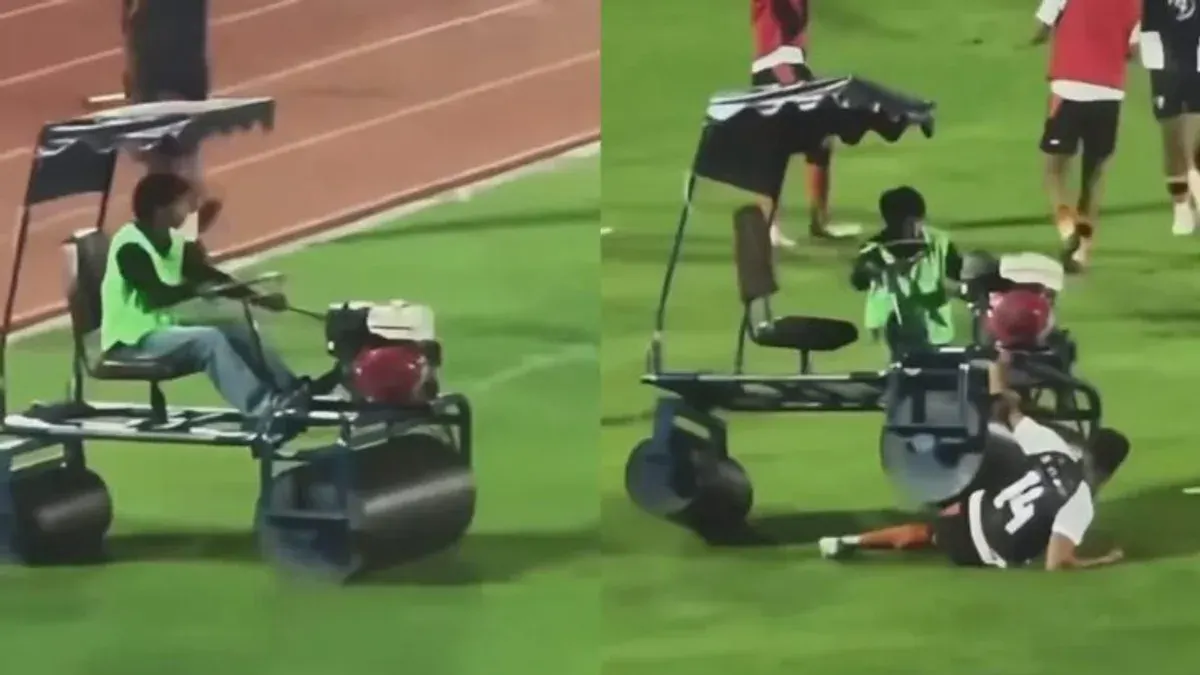 Ex-England Winger Townsend Struck by Pitch Roller in Thai League
