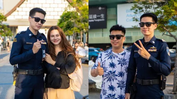 Pattaya Officer Becomes Social Media Star with Chinese Tourists
