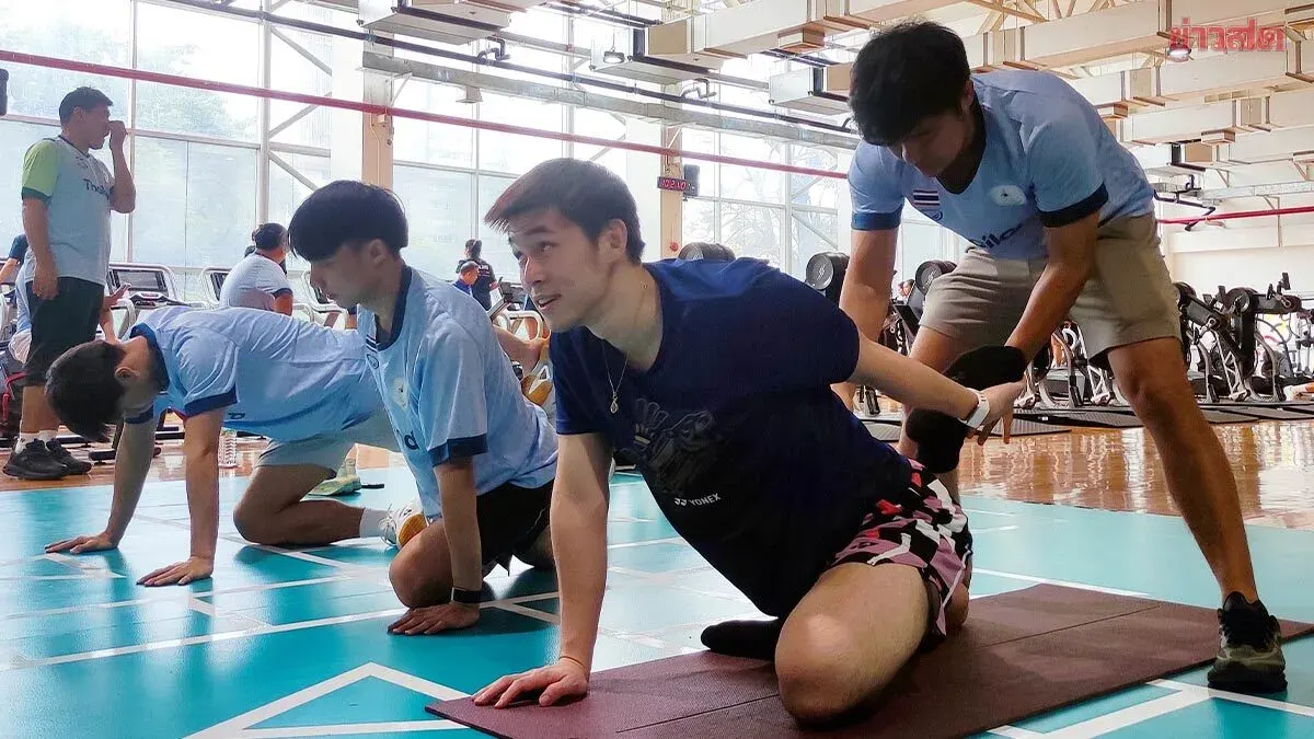 Thai Athletes Show Strong Fitness Ahead Of Asian Games