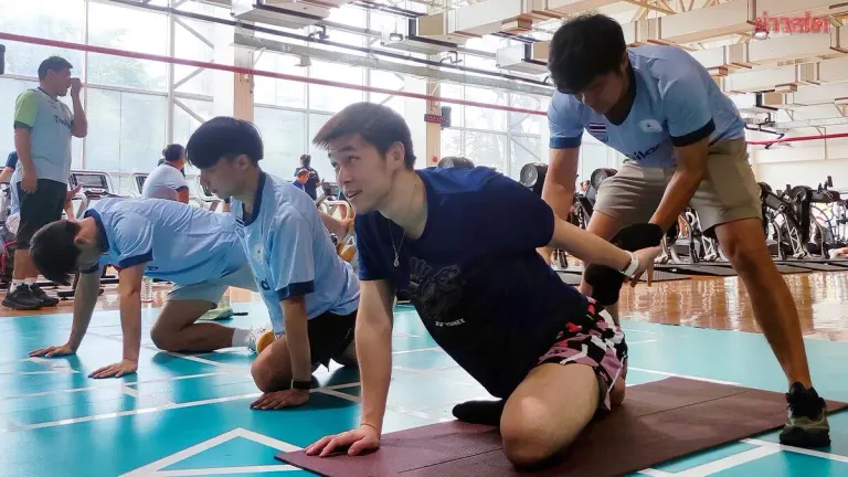 Thai Athletes Show Strong Fitness Ahead Of Asian Games