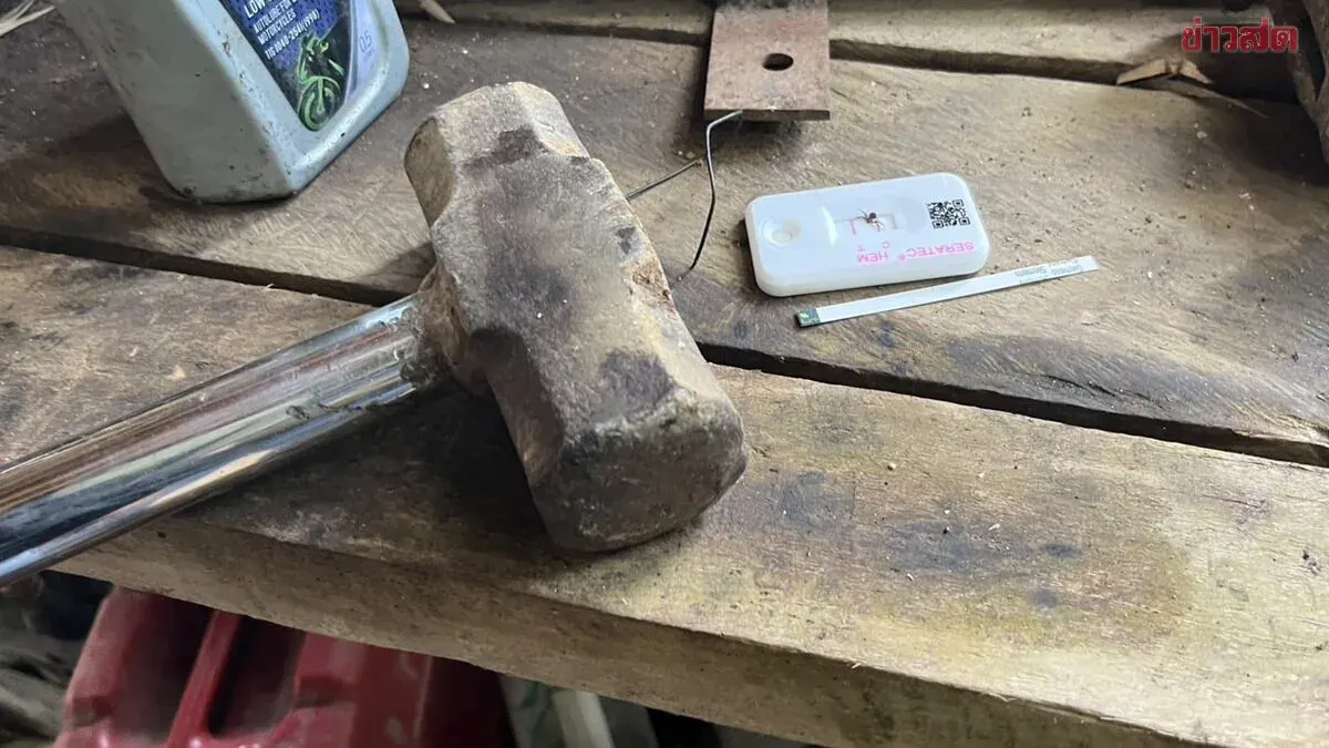 Man Arrested for Killing Uncle with Hammer in Phayao