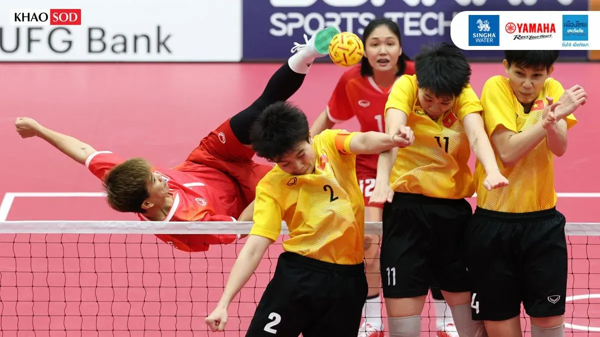 Vietnam Beats Thailand for Women's Sepak Takraw Asian Games Gold