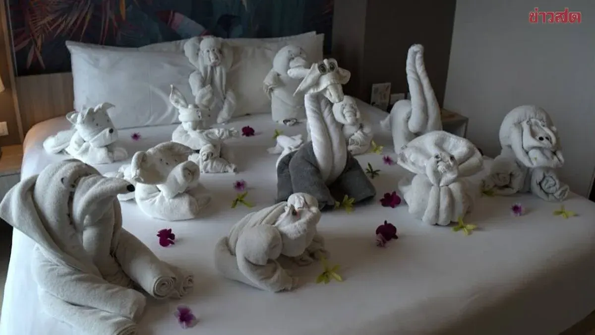 Phuket Hotel Turns Room into Zoo with Towel Animals