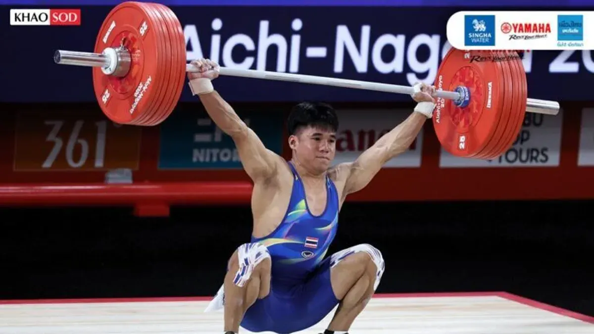 Thai Weightlifter Teerapong Wins Asian Games Bronze
