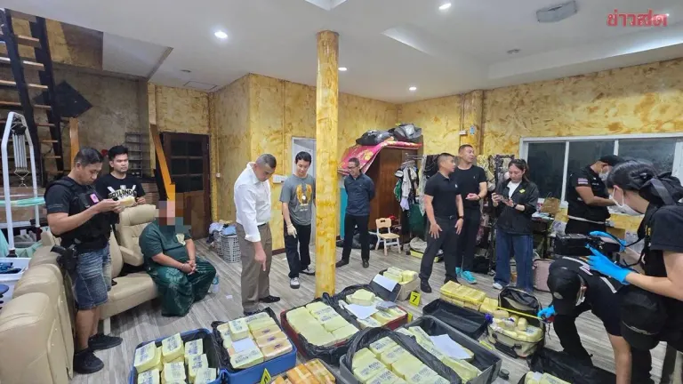 Major Drug Bust: 2 Million Pills, Guns, 63M Baht Seized