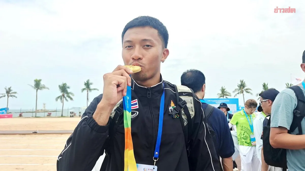 Biew Phuripol Thrilled by First 60m Run, Claims Gold Medal – Eyes Another Medal in 4×60m Relay