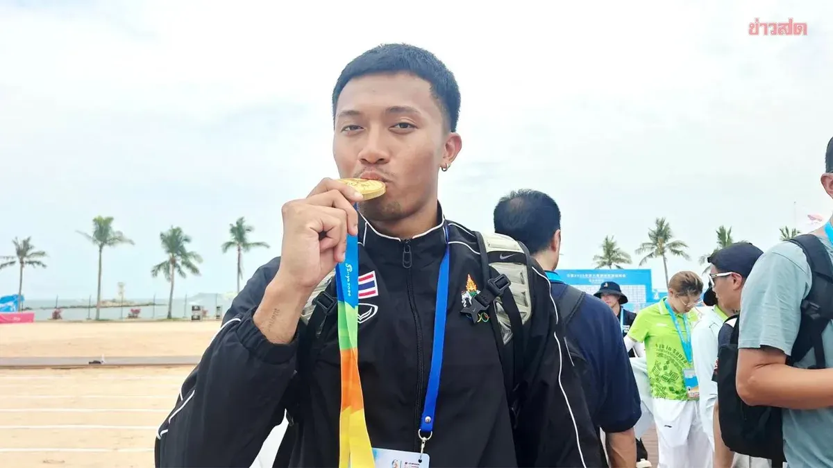 Biew Phuripol Thrilled by First 60m Run, Claims Gold Medal – Eyes Another Medal in 4×60m Relay