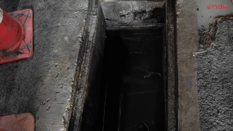 Man Missing After Falling Into Drain Below Bangkok BTS Station