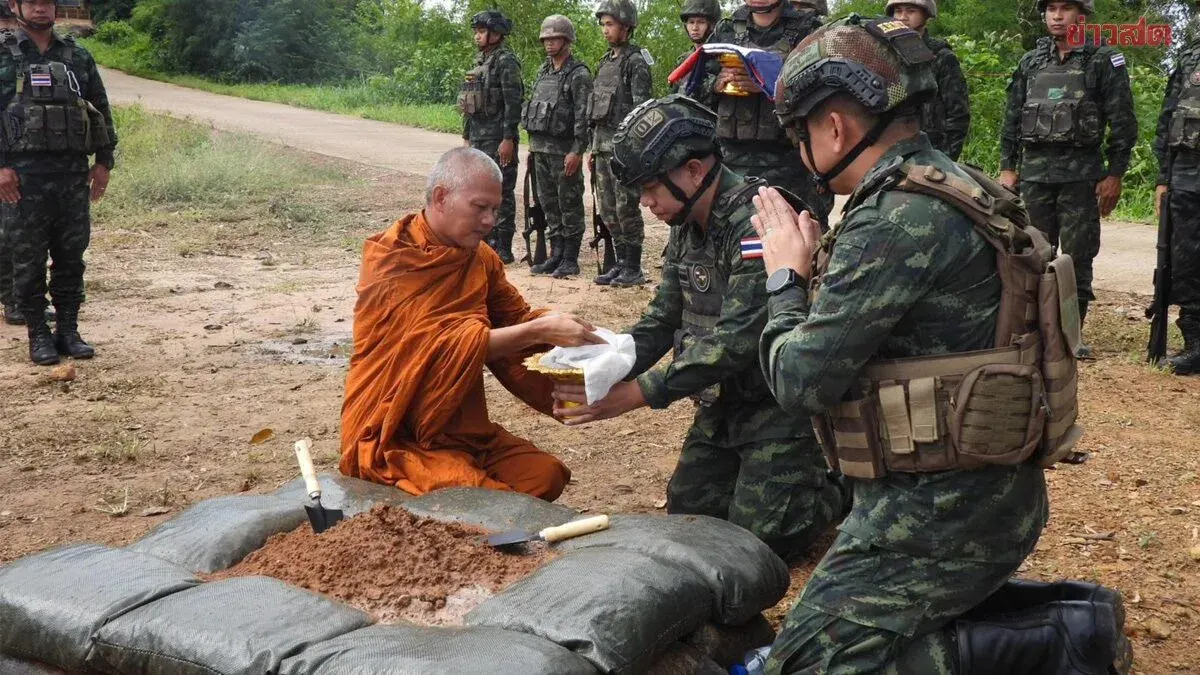 Thai Army Honors Fallen Soldiers at Phu Ma Kiao Battlefield