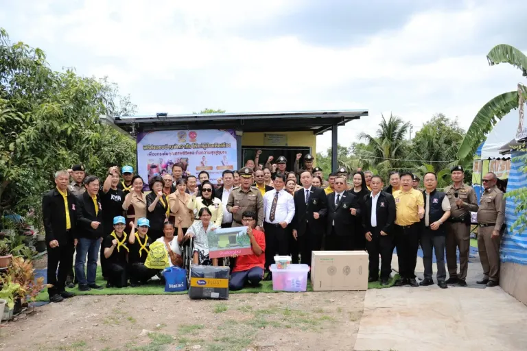 Police Build Home for Bedridden Accident Victim
