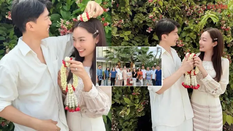 Pai Partith Brings His Mother to Phrae Province to Formally Ask for Namtarn Pichaksana's Hand in Marriage, Says He's More Excited Than the Proposal Itself