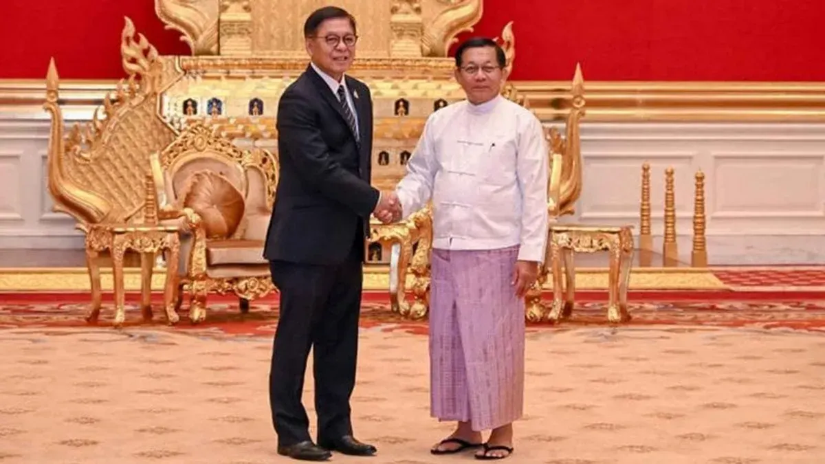 Myanmar President Arrives in Thailand for State Visit