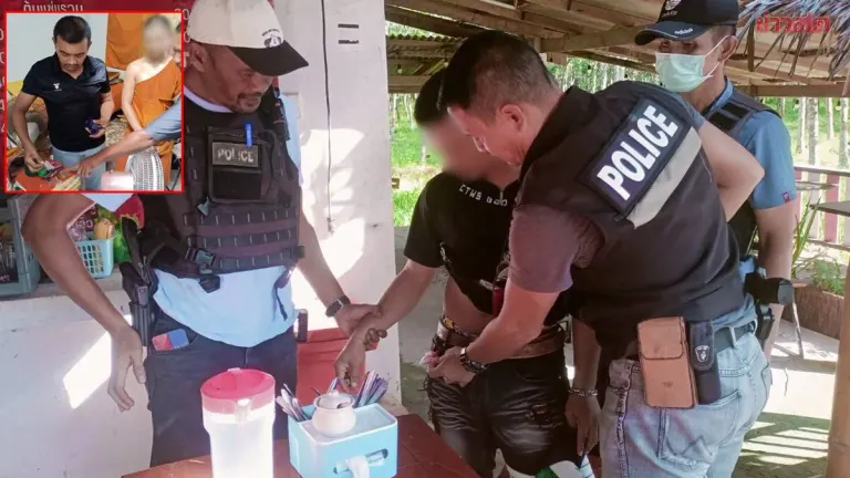 Young Buddhist Monk Arrested With Methamphetamine Pills