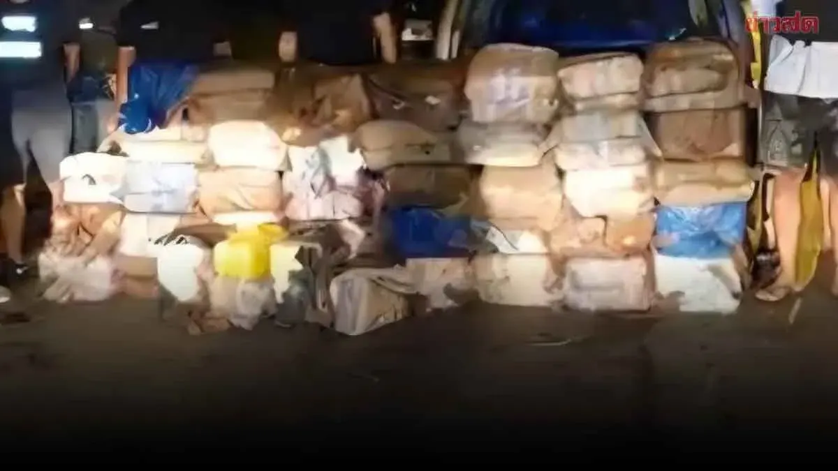 Police Intercept Drug Pickup Truck, Nab 8 Million Methamphetamine Pills
