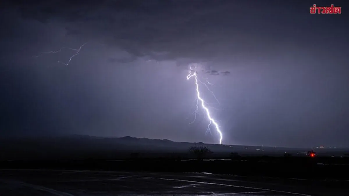 Today's Weather: Hot Conditions in Northern Thailand with Summer Storms, Strong Gusts, and Hail—Alert Issued for 53 Provinces