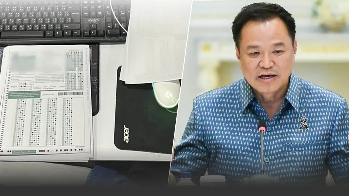 PM Anuthín Faces Pressure Over Local Exam Corruption Scandal