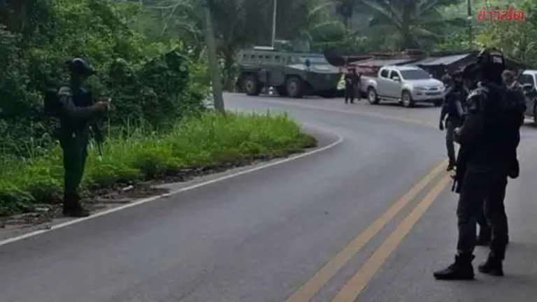 Armed Attackers Open Fire on Thai Security Forces in Yala; Senior Sergeant Wounded