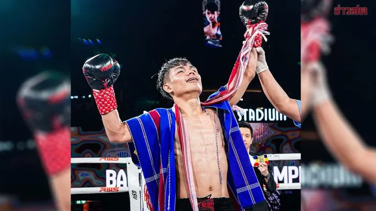 Jarumsuk Knocks Out Punyai to Successfully Defend Rajadamnern 118-Pound Championship with 350,000 Baht Bonus