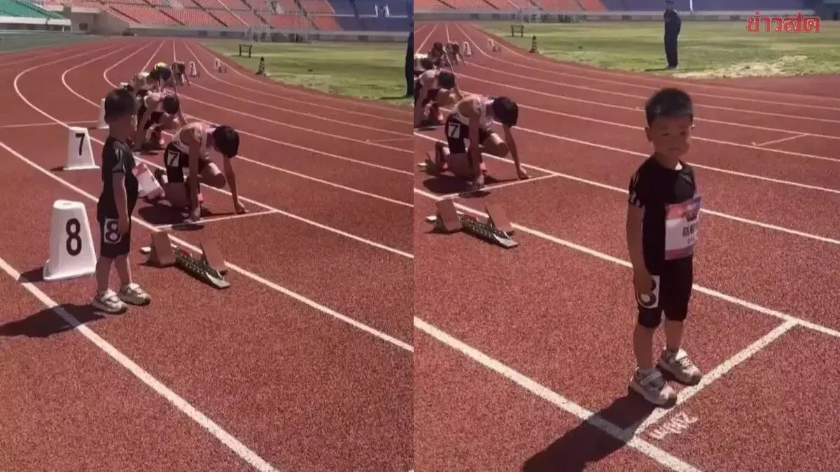 Six-Year-Old Shows Fighting Spirit, Accidentally Enters Professional Athletes' Race After Mom's Registration Error