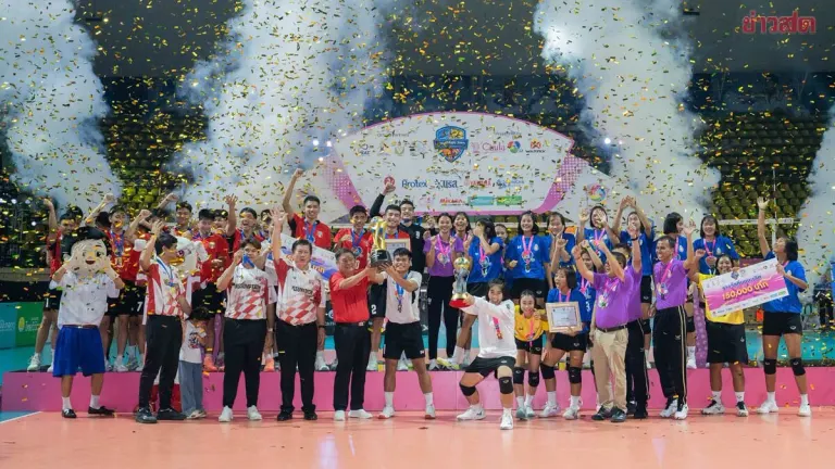 Kanjanapisek College Krabi Wins Girls Volleyball Championship