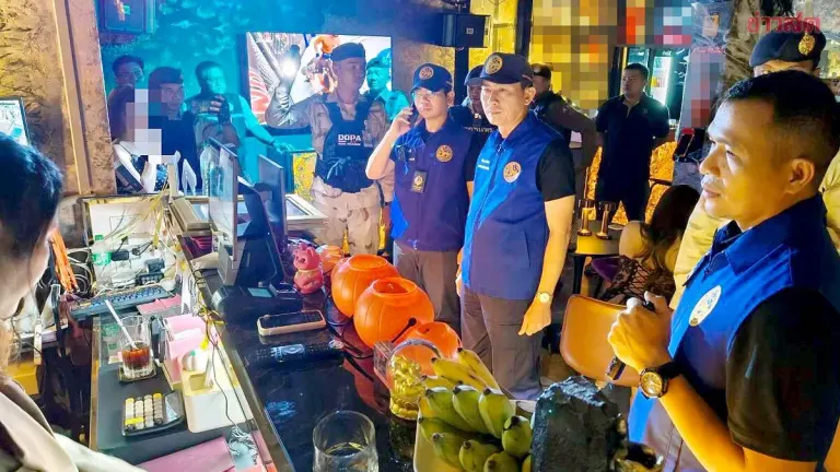Korat Authorities Raid Nightspots, Test 101 Patrons for Drugs
