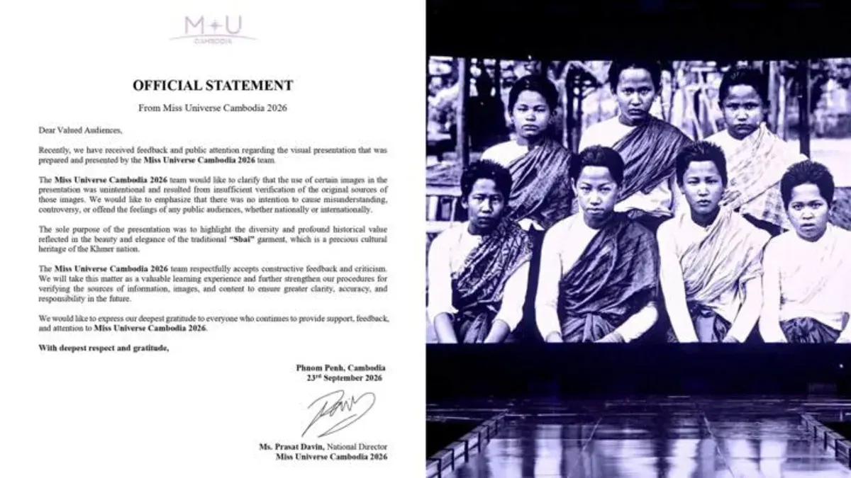Miss Universe Cambodia Acknowledges Thai Photos Used by Mistake