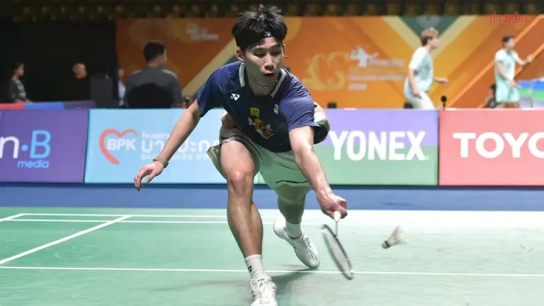 Thai Young Badminton Team Falls Short Against Denmark, Eliminated in Thomas Cup 2026 Quarterfinals