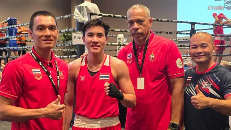 Jancharoem Advances Past Irish Boxer to Secure Bronze Medal Guarantee at Eindhoven Boxing Cup