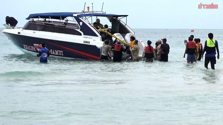 Three French Tourists Rescued After Jet Ski Goes Missing Off Samui