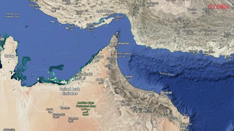 Chinese oil tanker attacked near Strait of Hormuz, ship's deck catches fire