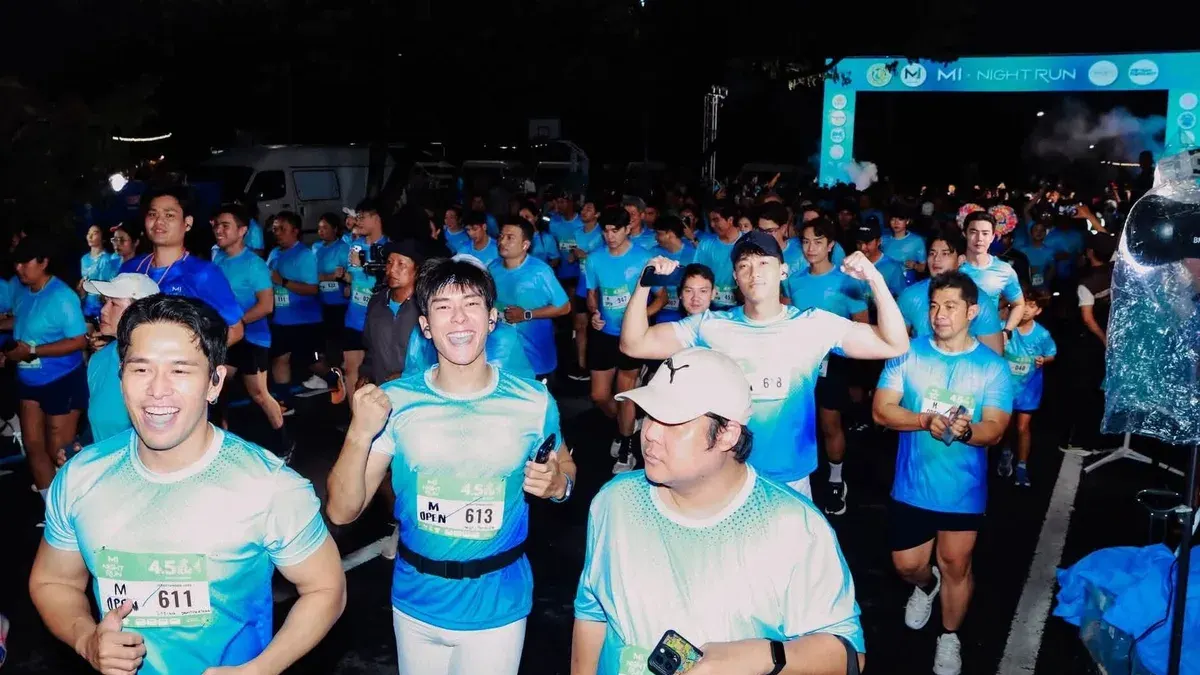Mister International Contestants Take Phuket Night Run