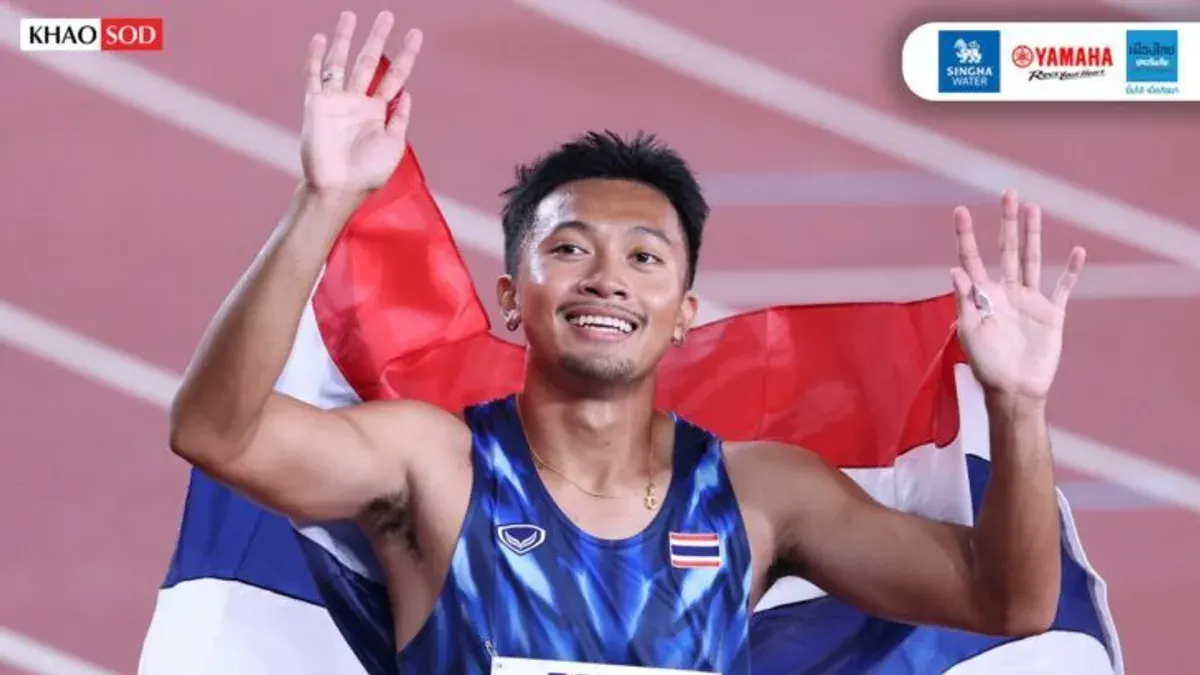 Thai Sprinter Puripol Wins 200m Gold at Asian Games