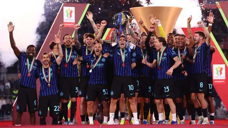 Inter Milan Crowned Coppa Italia Champions After Defeating Lazio