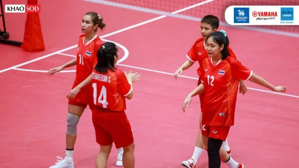 Thai Women's Sepak Takraw Team Advances to Asian Games Semifinals