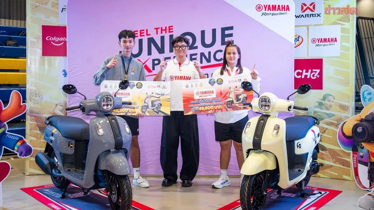 Yamaha Gives Motorbikes to Sepak Takraw MVPs at 7HD Championship