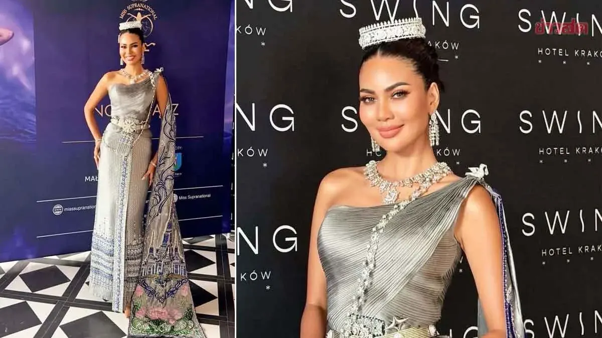 Thai Beauty Queen Debuts in Modern Thai Chakri Dress at Miss Supranational 2026