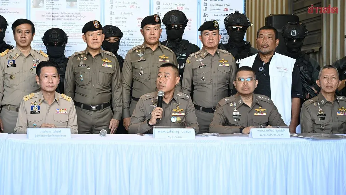 Police Dismantle 600-Million-Baht Rubber Factory Sham