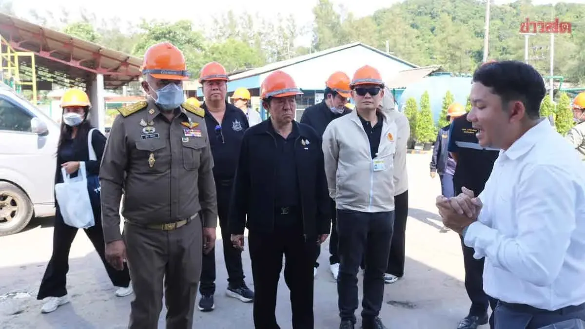 Senate Committee Tours BWG Industrial Waste Site in Saraburi